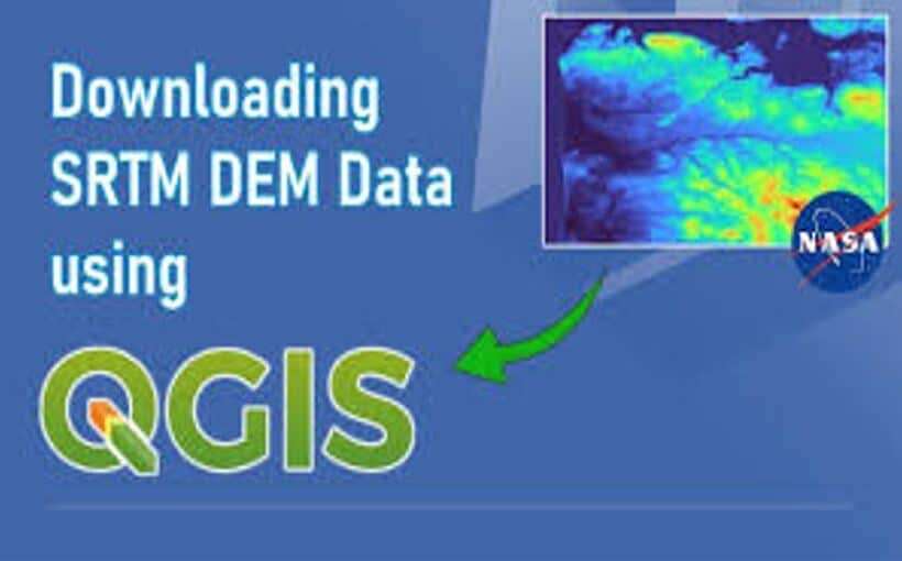 SRTM DEM in QGIS